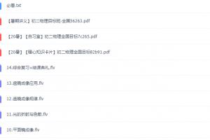 杨萌八年级物理课程直播目标班(初一升初二全国版)